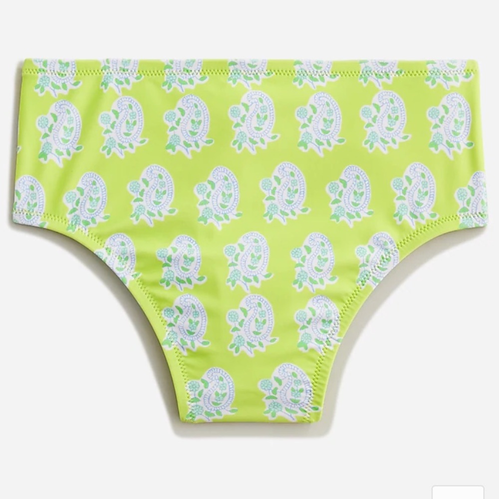 J.Crew SZ Blockprints High-Rise bikini bottom